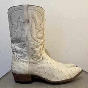 CUSTOM FULL QUILL OSTRICH WESTERN Cowboy Women Stelzigs Houston TX BOOTS 9.5B